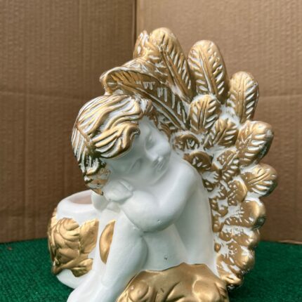 Anjo Decorativo com Vaso