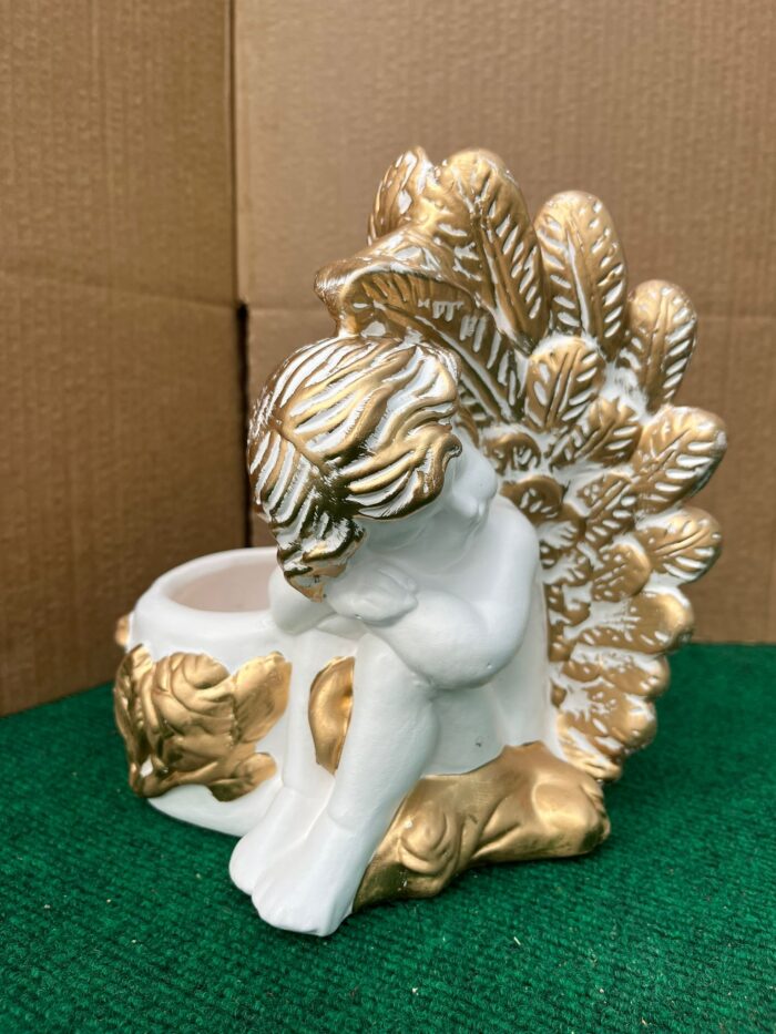 Anjo Decorativo com Vaso - Imagem 2