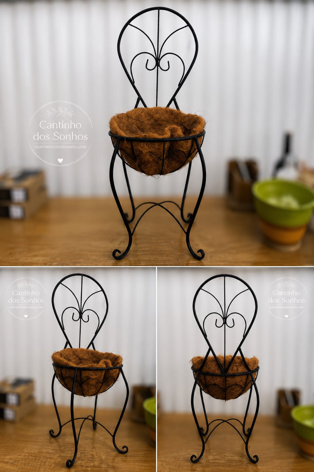 WhatsApp Image 2026-07-17 at 18.23.35 Cadeira Decorativa para Plantas em Metal - Image 1