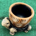 Vaso Decorativo Tartaruga em Resina