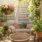 Vaso de Suspensão Bege 22 cm