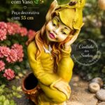 Fada Guardiã dos Sonhos com Vaso – 55 cm